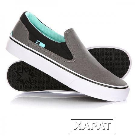 Фото Слипоны женские DC Trase Slip-on TX Grey/Black