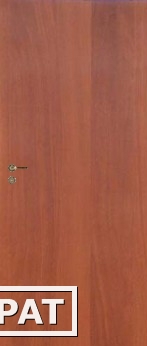 Фото Дверь ламинированная финская "Эконом" глухая, цвет итальянский орех