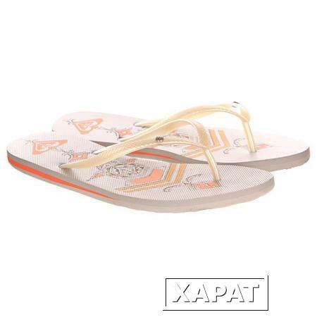 Фото Вьетнамки женские Roxy Bermuda J Sndl Silver Orange