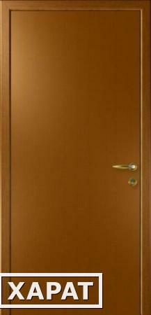 Фото Дверь влагостойкая композитная гладкая "Капель (Kapelli)" (дуб золотой)