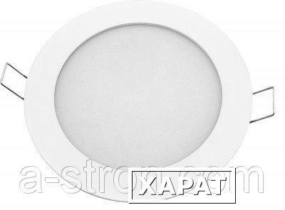 Фото Светильник 12Вт встраиваемый круглый белый, 4000-4500К, металл,170 (155) мм (ультратонкий)