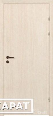 Фото Дверь ламинированная финская беленый дуб глухая
