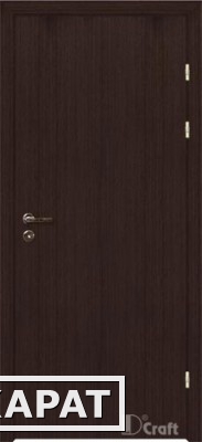 Фото Дверь ламинированная финская венге глухая