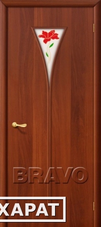 Фото Двери ламинированные 4с3п миланский орех, итальянский орех