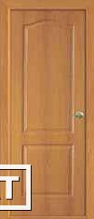 Фото Дверь межкомнатная Классик (миланский орех), глухая, с рисунком