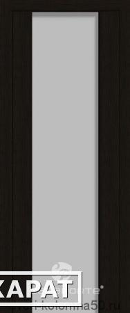 Фото Межкомнатная дверь CASAPORTE экошпон Сан-Ремо 01 белое стекло "триплекс"