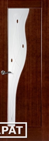 Фото Межкомнатная дверь "Стендор" Модель 3831 Красное дерево