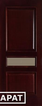 Фото Шпонированная дверь Стендор Ампир А0523 Красное дерево