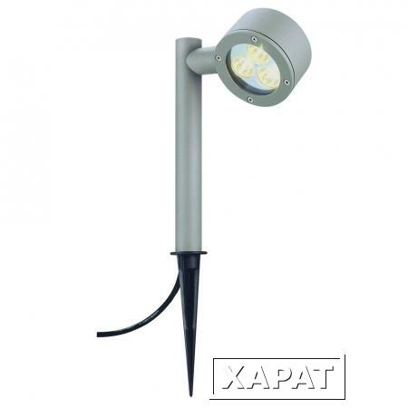 Фото SITRA EARTH SPIKE садовый светильник для освещения дорожек IP54 для лампы GX53 9Вт макс., темно-серый | 230374 SLV