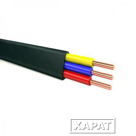 Фото Силовой кабель ВВГнг(А)-LSLTx 3х2.5пл ТРТС однопроволочный плоский|73480 Ореол