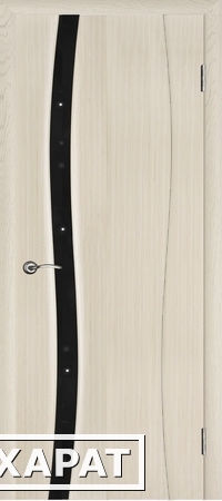 Фото Ульяновская межкомнатная дверь Диамант беленый дуб