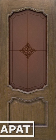 Фото Межкомнатная филенчатая дверь, фанерованная шпоном дуба, модель Премьера