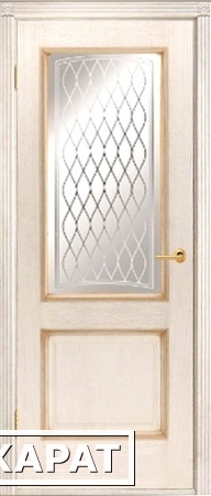 Фото Межкомнатная дверь, фанерованная шпоном дуба, модель Шервуд