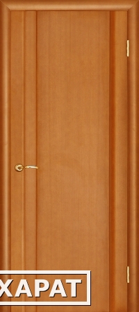 Фото Ульяновская межкомнатная дверь Техно-1 светлый анегри глухая