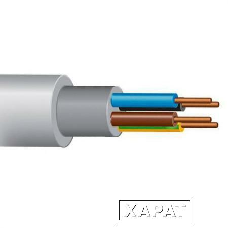 Фото Силовой кабель с медными жилами NYM 4х1.5 (N, PE) однопроволочный|К11ХЕ411ВК007ЯУ Севкабель