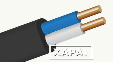 Фото Силовой кабель ВВГ-Пнг(А)-LS 2х1.5 -0.66 ТРТС однопроволочный плоский|000001036 Дмитров-Кабель