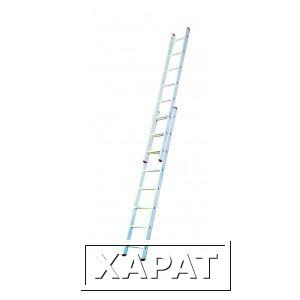 Фото Алюминиевая двухсекционная лестница 2х8 krause corda 012081