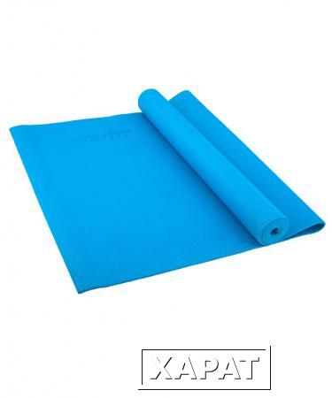 Фото Коврик для йоги FM-101 PVC 173x61x0,3 см, синий (129859)
