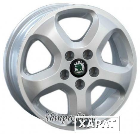 Фото Replica SK9 5.5x14/5x100 D57.1 ET35 Silver