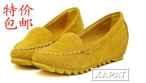 Фото Корейский досуг кожа горошек осень обувь обувь Обувь обувь комфорта женщин студентов мама обувь небольшая