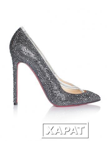 Фото Christian Louboutin Туфли со стразами Super Vic Strass 120