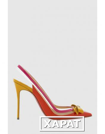 Фото Christian Louboutin Кожаные туфли Suspenodo sling 100