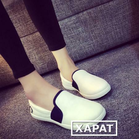 Фото 2015 Летний Холст обувь Корейский бум воздуха педаль ленивый Обувь повседневная обувь с плоской студент обувь