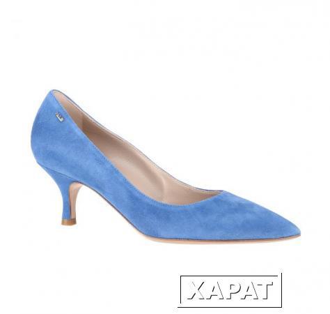 Фото Norma J. Baker Удобные замшевые туфли нежного голубого цвета от бренда NORMA J.BAKER