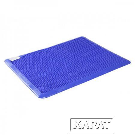 Фото Коврик для прихожей Step (Степ), лазурно-синий, BEROSSI (Изделие из пластмассы. Размер 560 х 430 х 10 мм) (АС15639000)