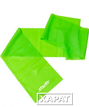 Фото Эспандер ленточный для йоги ES-201 1200*150*0,35 мм, зеленый (78853)