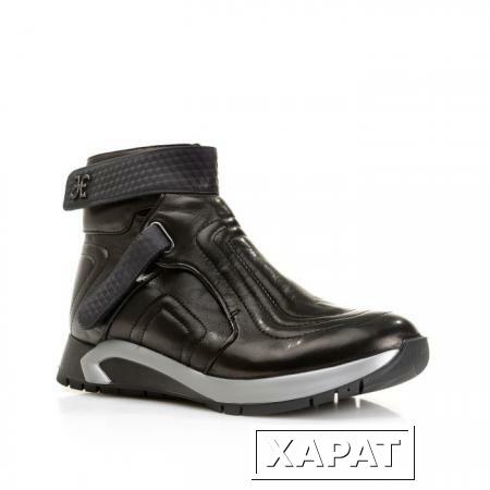 Фото FABI Спортивные черные ботинки с серебристой вставкой от бренда Fabi
