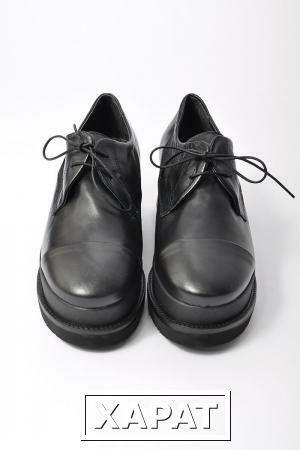 Фото Unlace Ботинки кожаные Анлак 56042/1015/чёрный/чёрный/37 Черный/черный