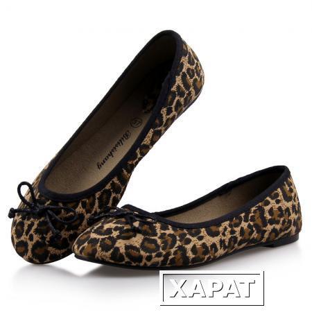 Фото Босоножки Leopard Grain Single Shoes Big Size
