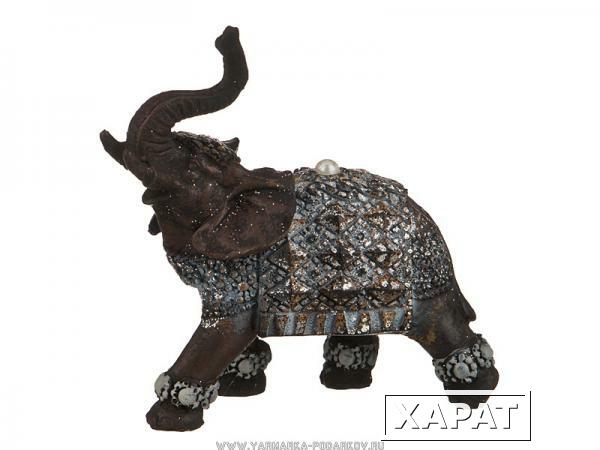 Фото Фигурка слон 11.5х11х5.5см. коллекция этника