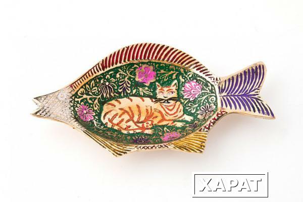 Фото Фигурка " рыбка" латунь длина =16 см.без упаковки Standard Art (877-106)