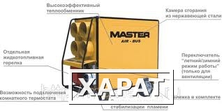 Фото Нагреватель воздуха MASTER BV 470 FS (134 кВт, дизель, 8000 куб. Красноясрк