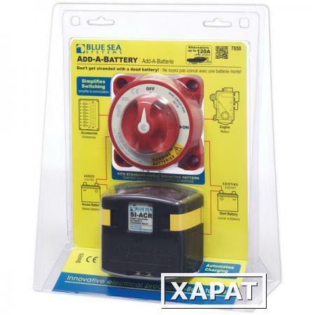 Фото Blue Sea Комплект для зарядки батарей Blue Sea Mini Add-A-Battery Kit 7650 120 А