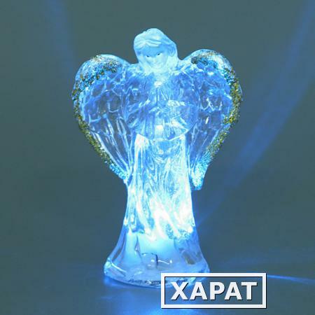 Фото Фигурка "ангелочек" с подсветкой высота=9 см. Polite Crafts&amp;gifts (786-144)