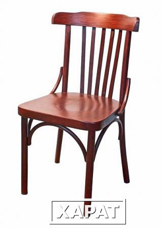 Фото Деревянный венский стул Соло с жестким сиденьем