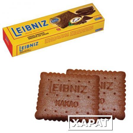 Фото Печенье BAHLSEN Leibniz (БАЛЬЗЕН Лейбниц) "Kakaokeks", хрустящее с какао, 200 г, Германия