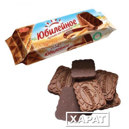 Фото Печенье ЮБИЛЕЙНОЕ с какао и шоколадной глазурью, 116 г