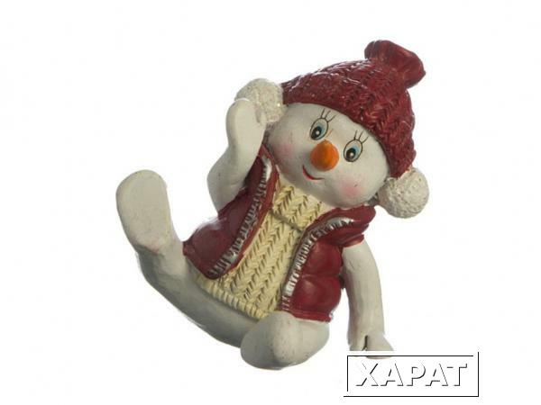 Фото Фигурка "снеговик" 6*5*6 см.без упаковки Polite Crafts&amp;gifts (156-412)