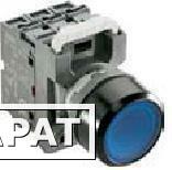 Фото Кнопка MP2-21L синяя (корпус) с фиксацией с подсветкой | арт. COS1SFA611101R2104 | ABB