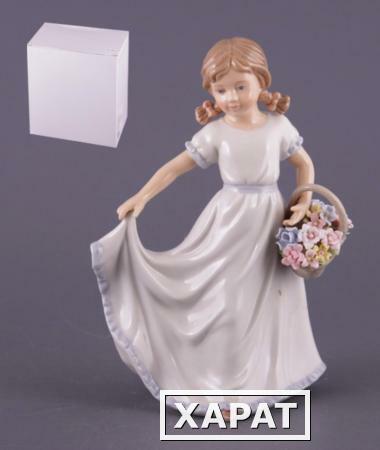 Фото Статуэтка "девочка"высота=20 см. Porcelain Manufacturing (461-027)