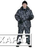 Фото Костюм "ОХРАННИК" зимний: куртка, полукомбинезон КМФ серый