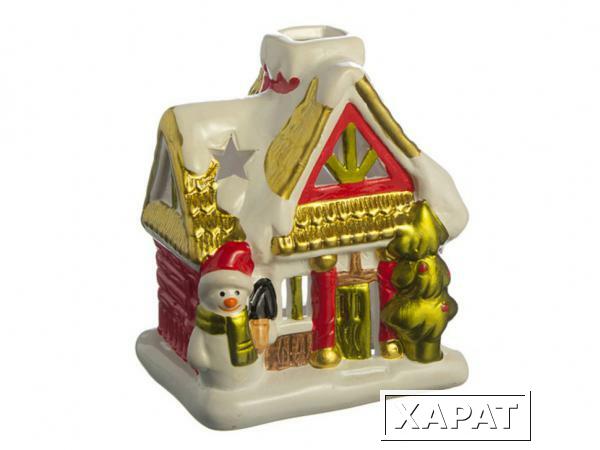 Фото Фигурка "домик перед рождеством" 9.5*8*12см Polite Crafts&amp;gifts (156-566)