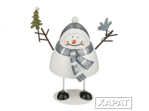 Фото Фигурка "снеговик" 12*11*20 см. Polite Crafts&amp;gifts (248-028)