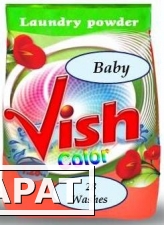Фото Детский, Бесфосфатный стиральный порошок «Vish Baby» про-ва Израиль. Упаковка 1.25кг.