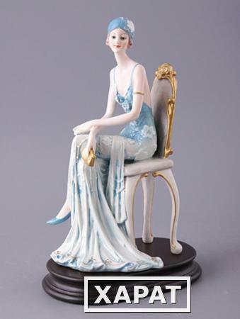 Фото Статуэтка "дама в кресле" высота=27 см. P.n.ceramics (431-118)
