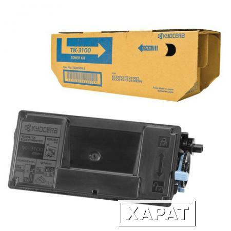 Фото Тонер-картридж KYOCERA (TK-3100) FS2100D/DN/M3040DN/M3540DN, оригинальный, ресурс 12500 стр.